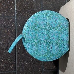 VINTAGE HAIR DRYER ELECTRIC PLUG W ROUND SUITCASE